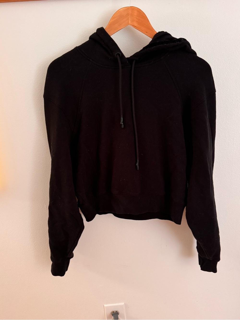 UGG black cropped hoodie